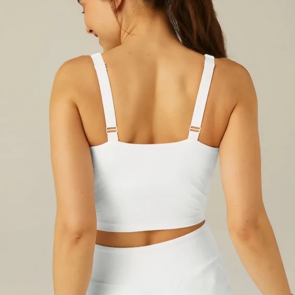 Beyond Yoga Spacedye Always On Cropped Tank NWT Cloud White Size Small - Picture 3 of 11